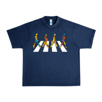 Navy beatl Urban Heavy Tee - linhVisuals