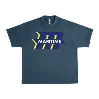 Midnight Navy massachusetts maritime academy Urban Heavy Tee - linhVisuals