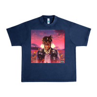 Navy Juice pink Urban Heavy Tee - linhVisuals