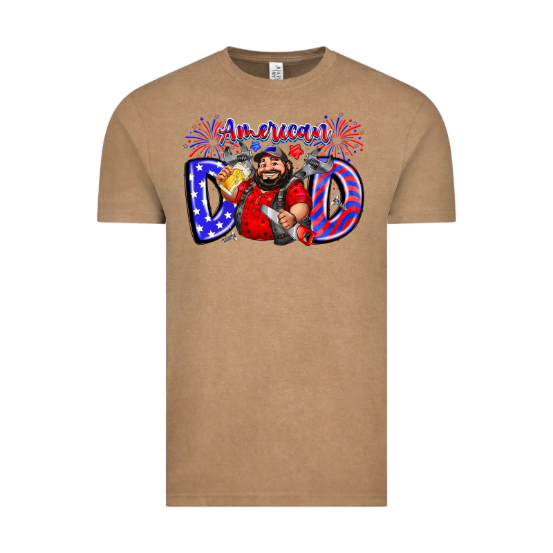 American Dod Vintage Tee by CowhideDigitalArt | Teevron