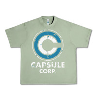 Oil Green capsule corporation essentia Urban Heavy Tee - linhVisuals