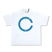 White capsule corporation essentia Urban Heavy Tee - linhVisuals
