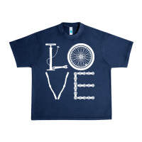 Navy cycling t  shirt cycling cyclist t  shirt (1) Urban Heavy Tee - linhVisuals