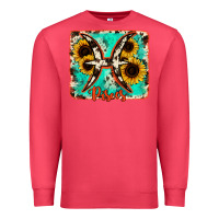 Cardinal pisces turquoise cowhide Premium Sweatshirt - RanaPortraitStore