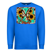 True Royal pisces turquoise cowhide Premium Sweatshirt - RanaPortraitStore