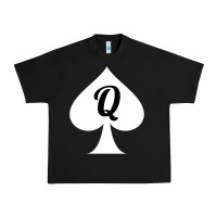 Black queen of spades clothes for women   qos tee t shirt Urban Heavy Tee - linhVisuals