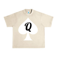 Sandshell queen of spades clothes for women   qos tee t shirt Urban Heavy Tee - linhVisuals