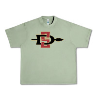 Oil Green san diego state aztecs Urban Heavy Tee - linhVisuals