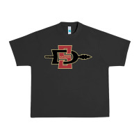 Pigment Black san diego state aztecs Urban Heavy Tee - linhVisuals