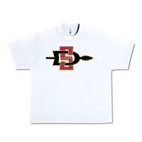 White san diego state aztecs Urban Heavy Tee - linhVisuals
