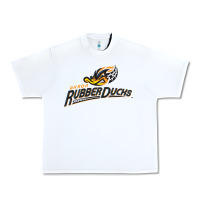 White akron rubberducks Urban Heavy Tee - linhVisuals