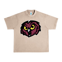 French Oak temple owls Urban Heavy Tee - linhVisuals