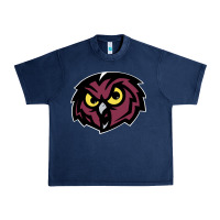 Navy temple owls Urban Heavy Tee - linhVisuals
