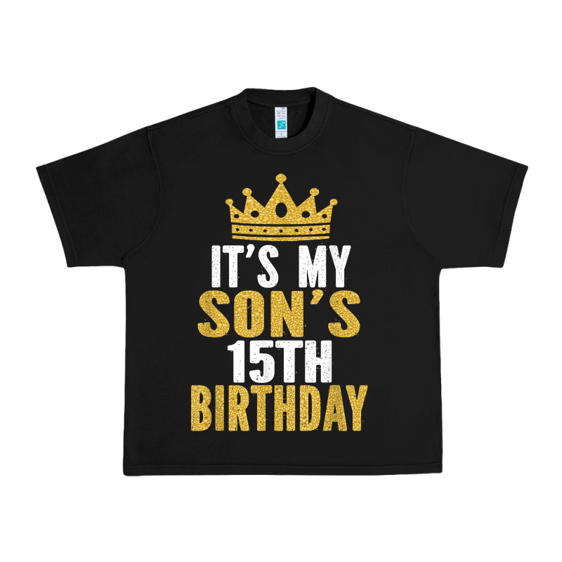 It's My Son's 15th Birthday 15 Years Old Boy T Shirt Urban Heavy Tee by linhVisuals | Teevron