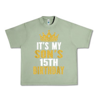 Oil Green it's my son's 15th birthday 15 years old boy t shirt Urban Heavy Tee - linhVisuals