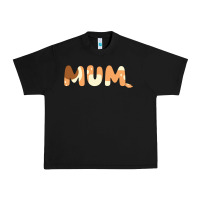 Black Bluey Mum Urban Heavy Tee - linhVisuals