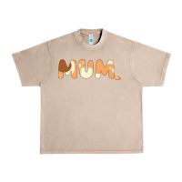 French Oak Bluey Mum Urban Heavy Tee - linhVisuals