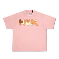 Salmon Bluey Mum Urban Heavy Tee - linhVisuals
