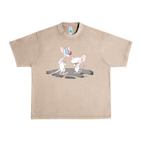 French Oak newanimaniacs pinky and the brain Urban Heavy Tee - linhVisuals