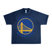 Navy golden state basketball Urban Heavy Tee - linhVisuals