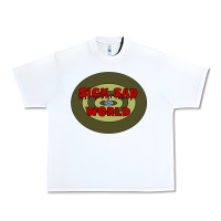 White Daria Sick.Sad World Urban Heavy Tee - linhVisuals