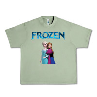 Oil Green newanna and elsa frozen Urban Heavy Tee - linhVisuals
