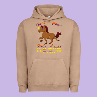 Just A Girl Who Loves Horses Urban Hoodie Designed By Bettercallsaul