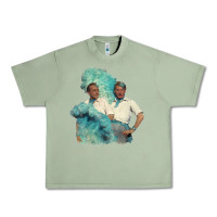 Oil Green reprise (sisters)   white christmas Urban Heavy Tee - linhVisuals