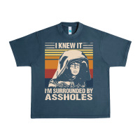 Midnight Navy i knew it im surrounded by assholes Urban Heavy Tee - linhVisuals