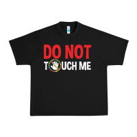 Black do not touch me autism kid Urban Heavy Tee - linhVisuals