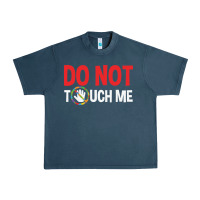 Midnight Navy do not touch me autism kid Urban Heavy Tee - linhVisuals