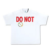 White do not touch me autism kid Urban Heavy Tee - linhVisuals