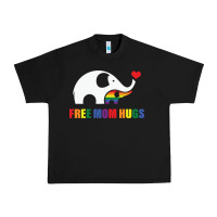 Black free mom hugs pride elephant rainbow Urban Heavy Tee - linhVisuals