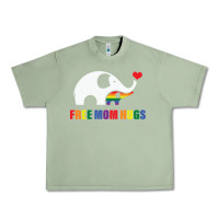 Oil Green free mom hugs pride elephant rainbow Urban Heavy Tee - linhVisuals
