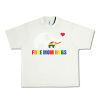 Pistachio free mom hugs pride elephant rainbow Urban Heavy Tee - linhVisuals