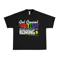 God Created Autism Normal Was Too Boring Urban Heavy Tee | Teevron