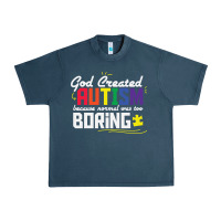 Midnight Navy god created autism normal was too boring Urban Heavy Tee - linhVisuals