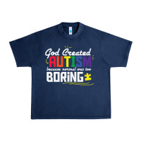 Navy god created autism normal was too boring Urban Heavy Tee - linhVisuals
