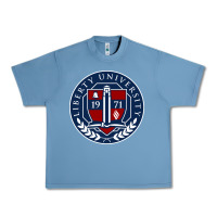 Pebble Blue liberty university seal Urban Heavy Tee - linhVisuals