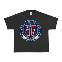 Pigment Black liberty university seal Urban Heavy Tee - linhVisuals