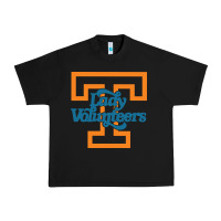 Black tennessee lady volunteers Urban Heavy Tee - linhVisuals