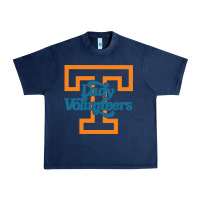 Navy tennessee lady volunteers Urban Heavy Tee - linhVisuals