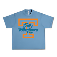 Pebble Blue tennessee lady volunteers Urban Heavy Tee - linhVisuals