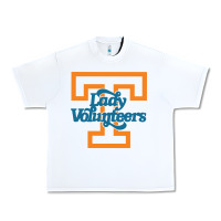 White tennessee lady volunteers Urban Heavy Tee - linhVisuals