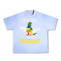 Grape Ice it’s ok to be different autism dinosaur Urban Heavy Tee - linhVisuals
