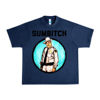 Navy sumbitch Urban Heavy Tee - linhVisuals