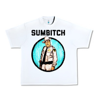 White sumbitch Urban Heavy Tee - linhVisuals