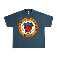 Midnight Navy university of san diego Urban Heavy Tee - linhVisuals