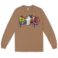 Toasted Coconut Boo Long Sleeve Tee - SublimationCraftShop