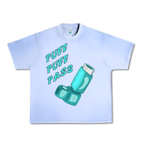 Grape Ice puff puff pass inhaler Urban Heavy Tee - linhVisuals